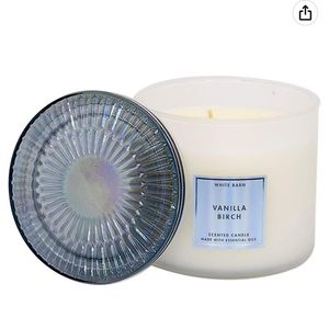 NEW Bath & Body Works 3-Wick Candle, Vanilla Birch